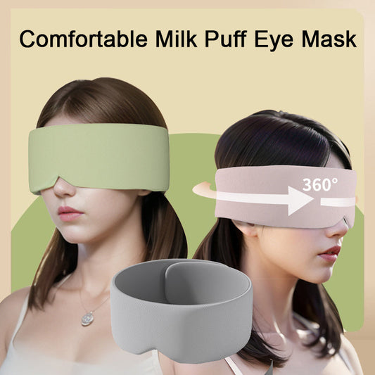 Silk Cotton Padded Eye Mask | Full Cover Light Block, Warm & Cold  Dream Tech Sleep