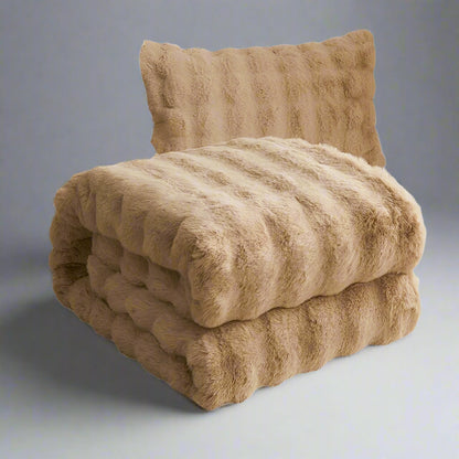 Double-sided Blanket Coral Fleece Nap Office Sofas Cover Blanket Thick Fleece Winter  Dream Tech Sleep