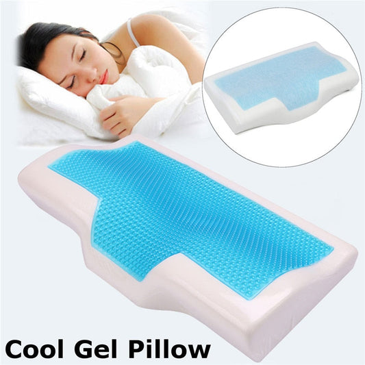 Cool Gel Memory Foam Pillow | Anti-Snore Neck Orthopedic  Dream Tech Sleep