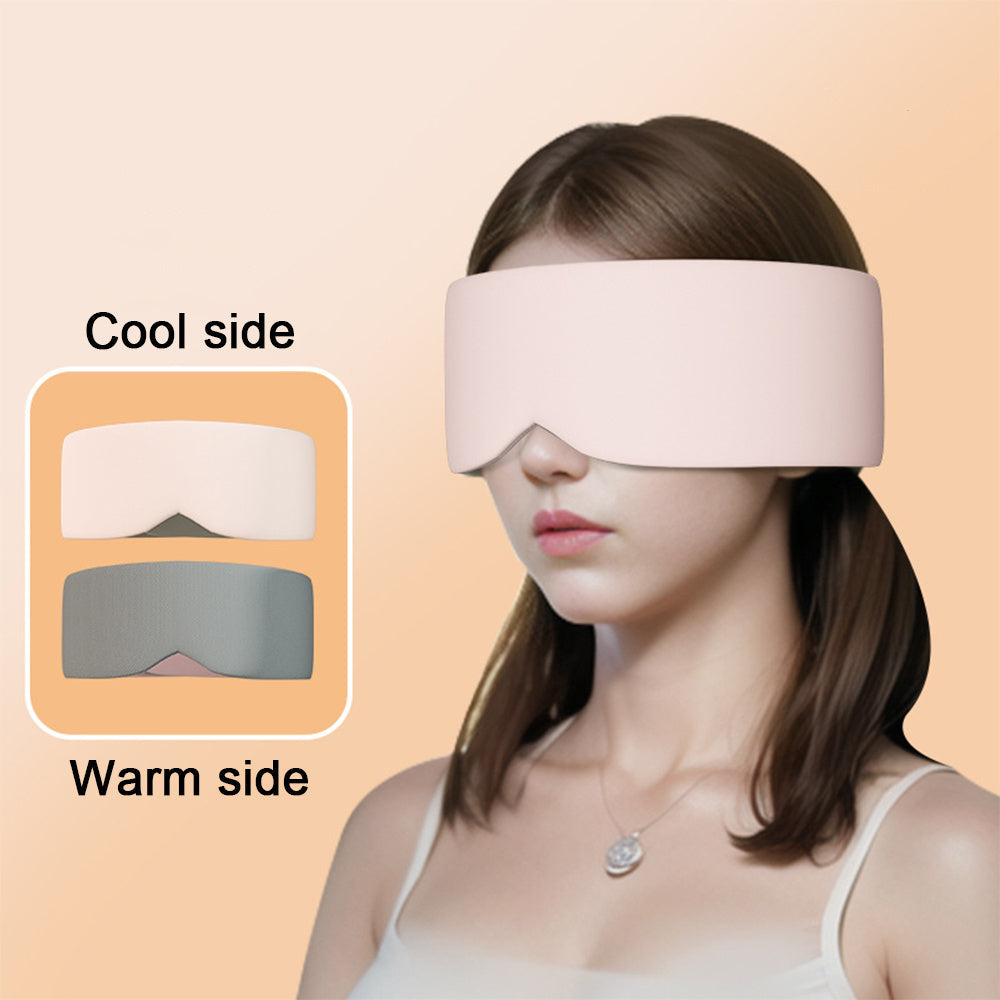 Silk Cotton Padded Eye Mask | Full Cover Light Block, Warm & Cold  Dream Tech Sleep