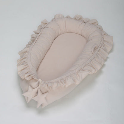 Lace Cotton Baby Bionic Bed - Portable Newborn Crib  Dream Tech Sleep