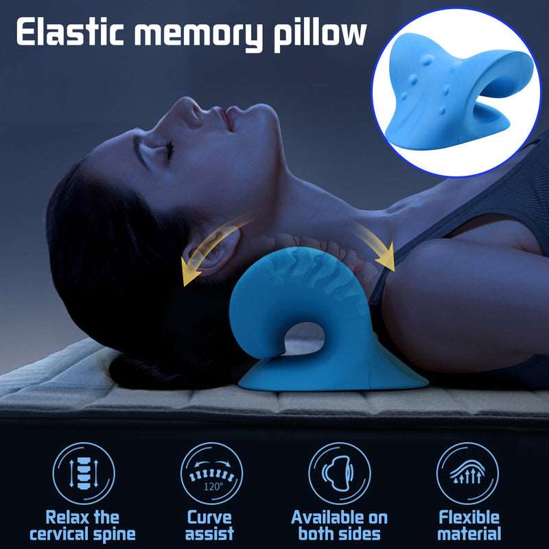 C-Type Cervical Spine Massage Pillow | Sleep Shoulder and Neck Support  Dream Tech Sleep