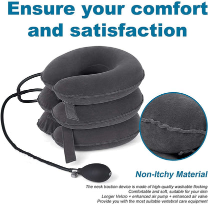 Cervical Traction Device Neck Support Pillow Adjustable Neck Stretcher  Dream Tech Sleep