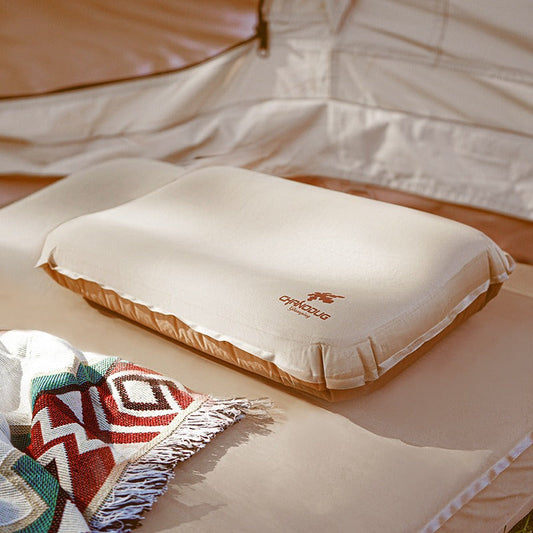 Portable Camping Pillow | Automatic Inflatable High-Elastic 3D Comfort  Dream Tech Sleep