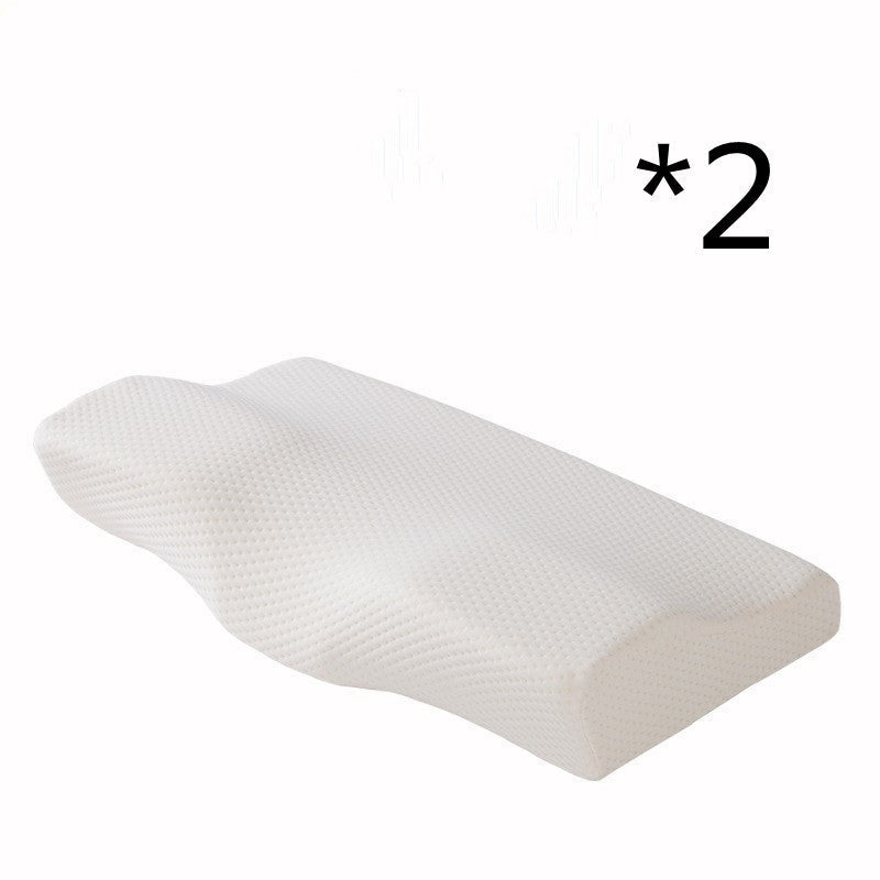 Contoured Memory Foam Pillow - Cervical Support for Neck Pain Relief  Dream Tech Sleep