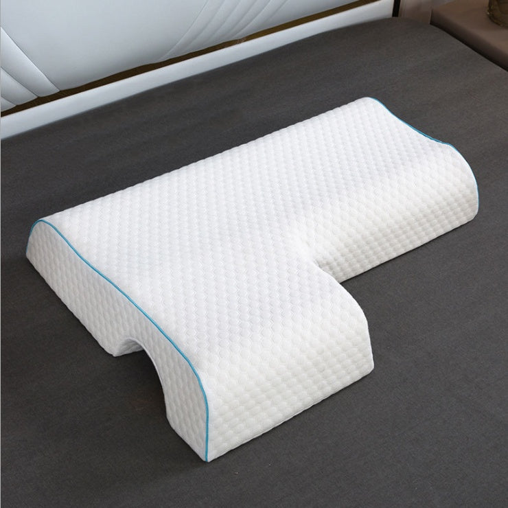 Couples Cuddle Pillow with Slow Rebound Memory Foam for Arm Rest  Dream Tech Sleep