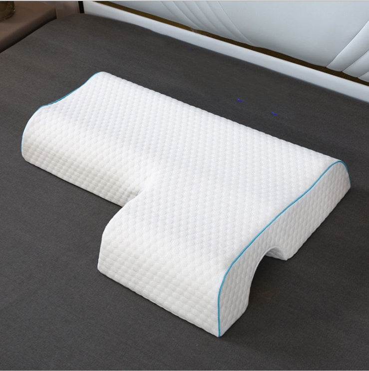 Couples Cuddle Pillow with Slow Rebound Memory Foam for Arm Rest  Dream Tech Sleep