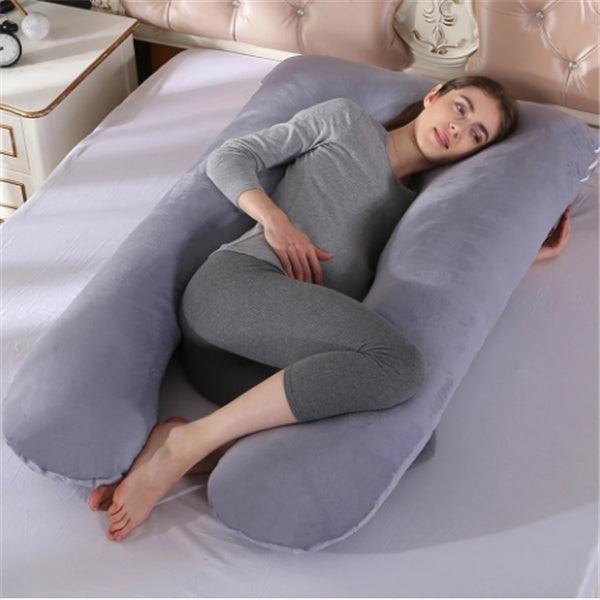 Pregnancy Sleeping Support Pillow - U-Shaped Maternity Pillow  Dream Tech Sleep