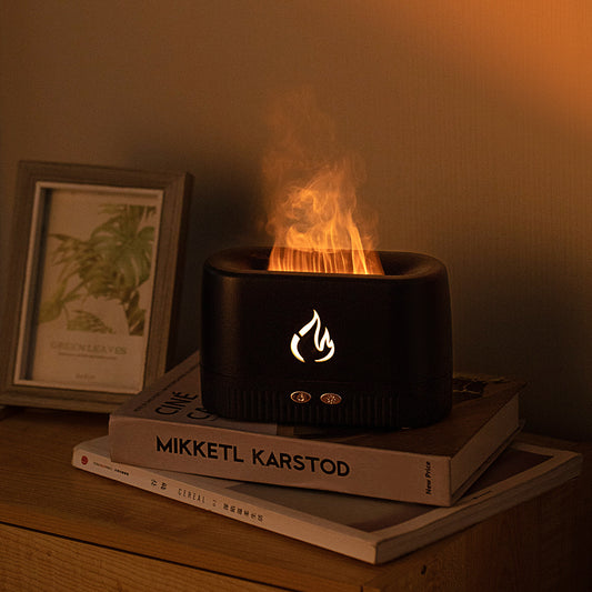 Factory Price Flame Humidifier | Silent Aroma Diffuser for Home & Bedroom  Dream Tech Sleep