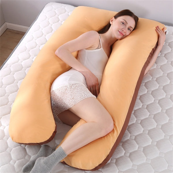 Sleeping Support Pillow for Pregnant Women - U-Shaped Maternity Pillow  Dream Tech Sleep