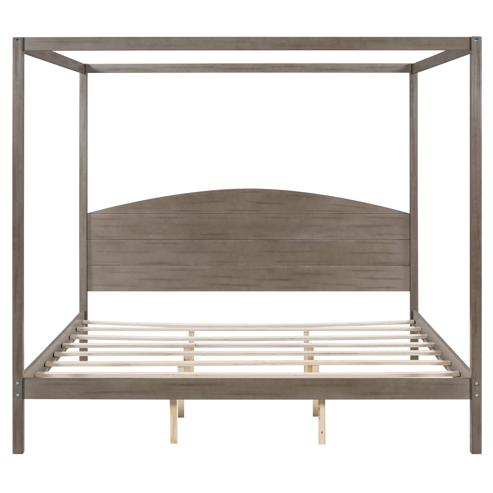 King Canopy Platform Bed  Dream Tech Sleep