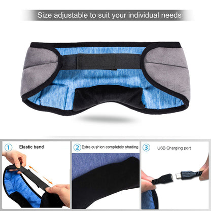 Wireless Stereo Bluetooth Earphone Sleep Mask Phone Headband Sleep Soft Earphones Sleeping Eye Mask Music Headset  Dream Tech Sleep