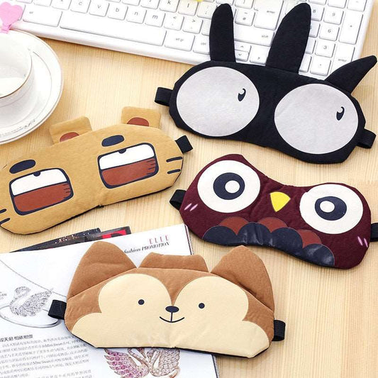 Cute Mask Soft Padded Sleep Travel Shade Cover  Dream Tech Sleep