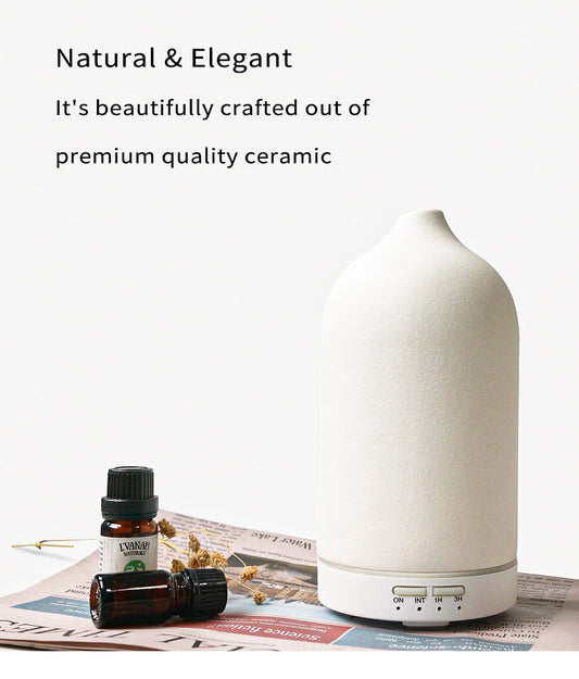 Ceramic Aroma Diffuser Ultrasonic Diffusers Ceramic Humidifier  Dream Tech Sleep