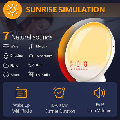 Sound machine sunrise alarm clock  Dream Tech Sleep
