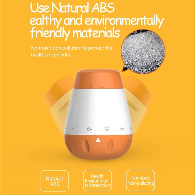 White Noise Baby Sleep Machine - Fast Sleep Instrument for Newborns  Dream Tech Sleep