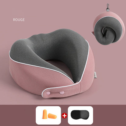 U Shaped Pillow Memory Cotton Can Store Travel Pillows, Nap Pillows, Neck Protection Pillows, Portable Neck Pillows  Dream Tech Sleep