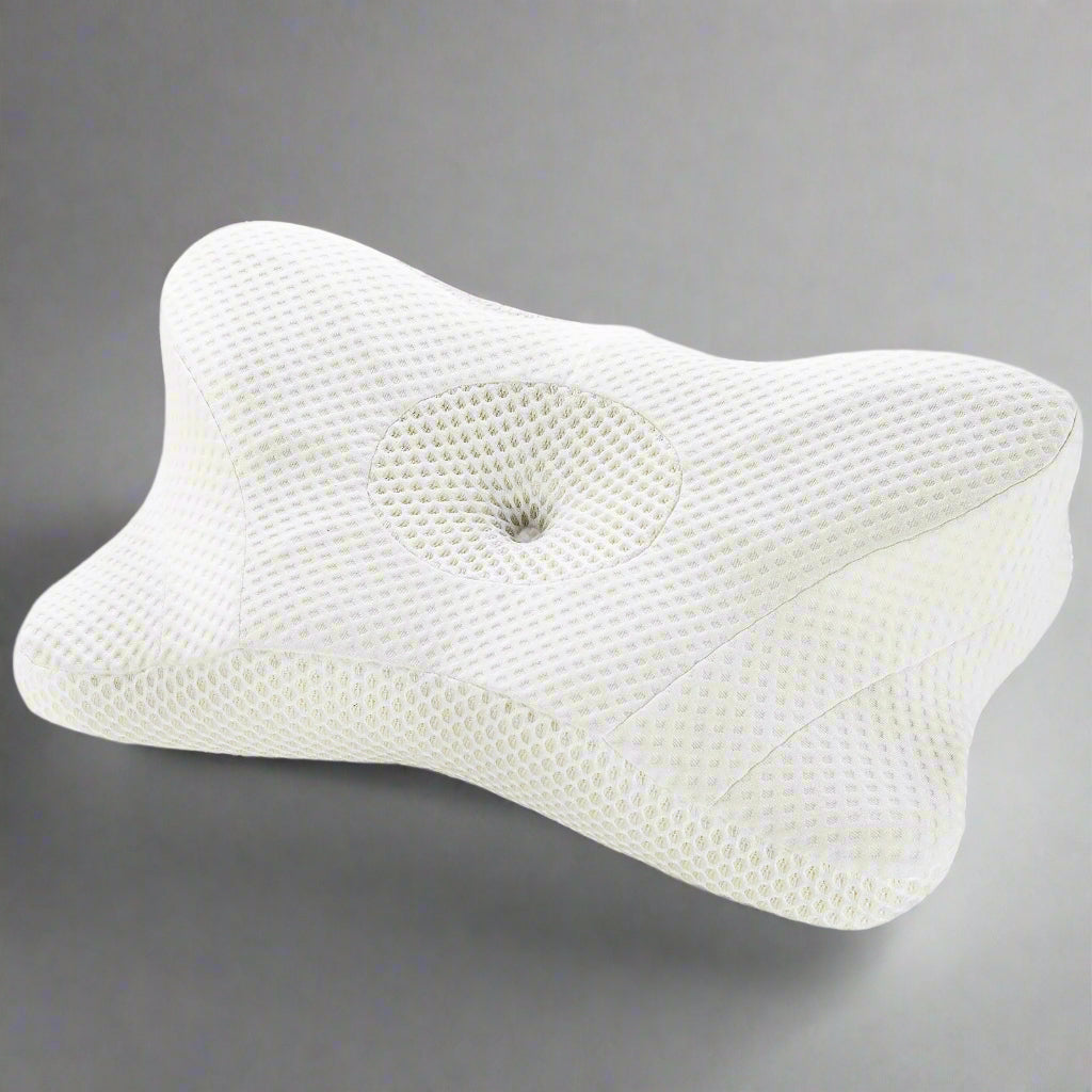 Ergonomic Foam Neck Pillow, Neck Support, Neck Protection Good Sleep  Dream Tech Sleep