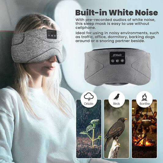 White Noise Bluetooth Sleep Eye Mask  Dream Tech Sleep