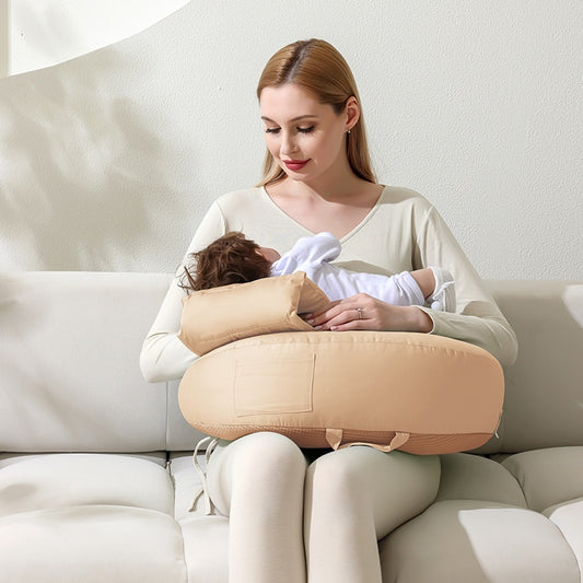 Ergonomic Nursing Pillow for Waist Support | Feeding Aid for Moms  Dream Tech Sleep