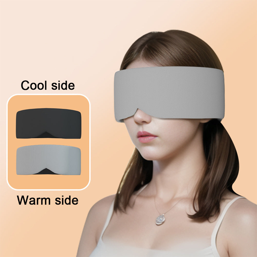 Silk Cotton Padded Eye Mask | Full Cover Light Block, Warm & Cold  Dream Tech Sleep