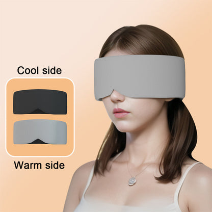 Silk Cotton Padded Eye Mask | Full Cover Light Block, Warm & Cold  Dream Tech Sleep