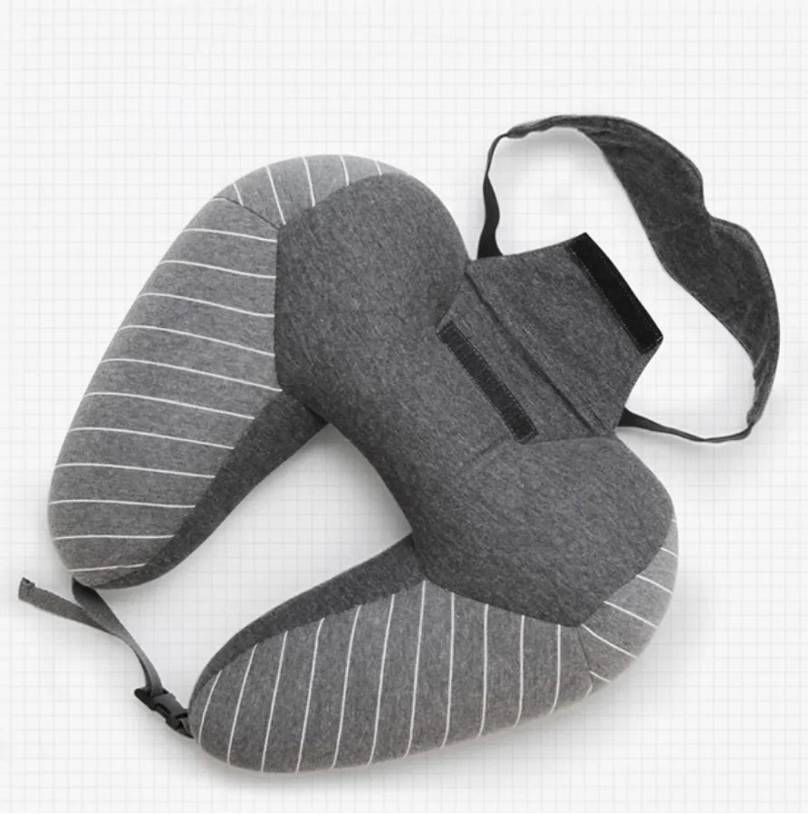 Travel Pillow With Eye Mask  Dream Tech Sleep