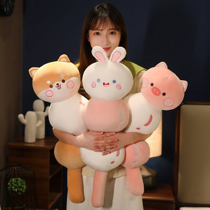 Plush Toy Leg Pillow for Comfortable Sleep - Clip Design  Dream Tech Sleep