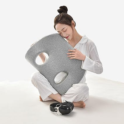 Memory Foam Pillow with Ear Hole  Dream Tech Sleep
