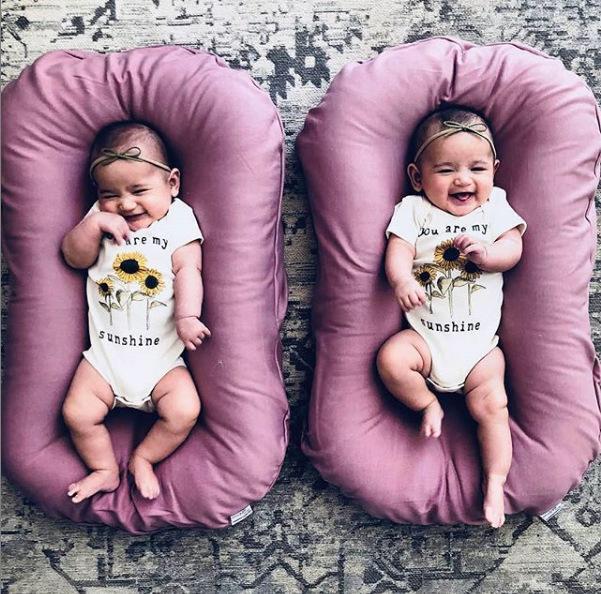 Portable Baby Nest Bed - Cotton Crib for Newborns, Travel Cradle Cushion  Dream Tech Sleep