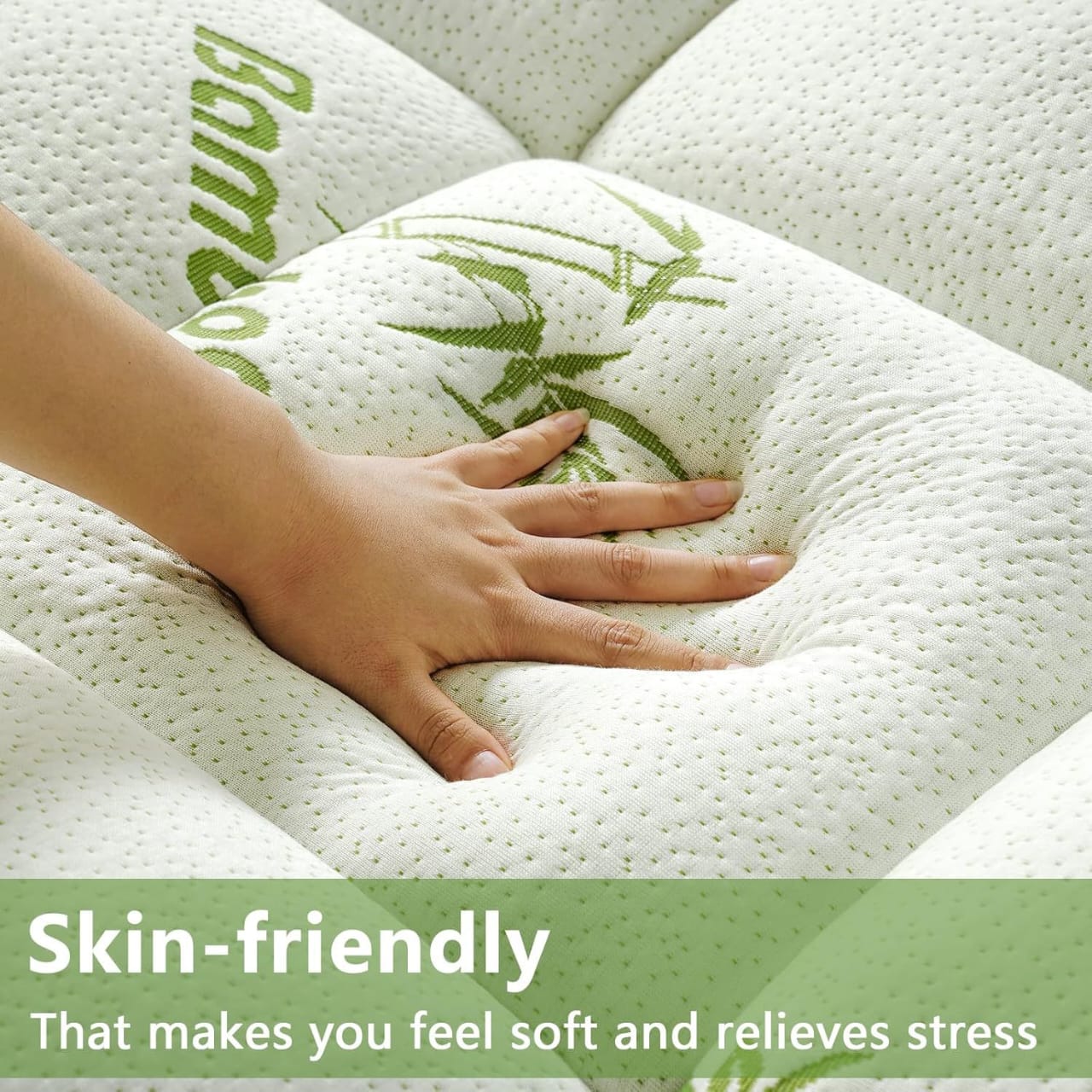 Bamboo Mattress Topper – Cooling, Extra Thick & Soft Quilted Cover for Back Pain Relief  My Store