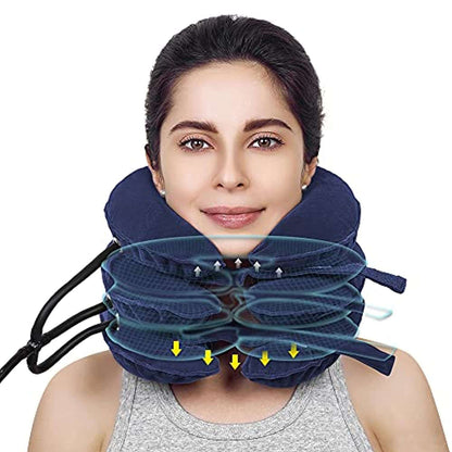 Cervical Traction Device Neck Support Pillow Adjustable Neck Stretcher  Dream Tech Sleep