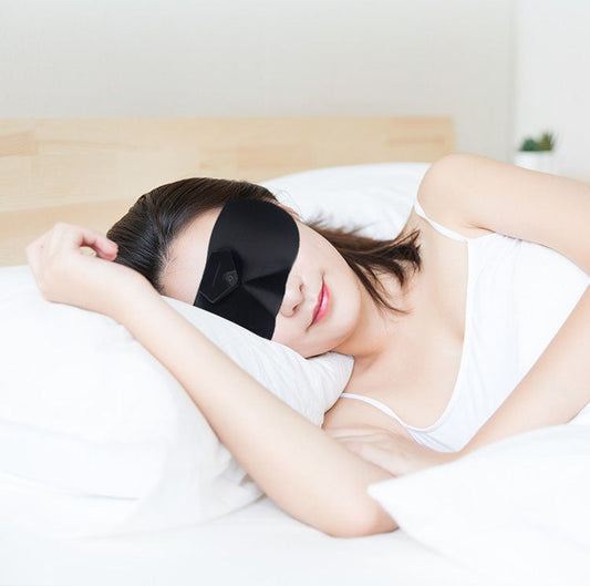 Sleep Smart Eye Mask | Rechargeable Shading, Breathable Massage Aid  Dream Tech Sleep