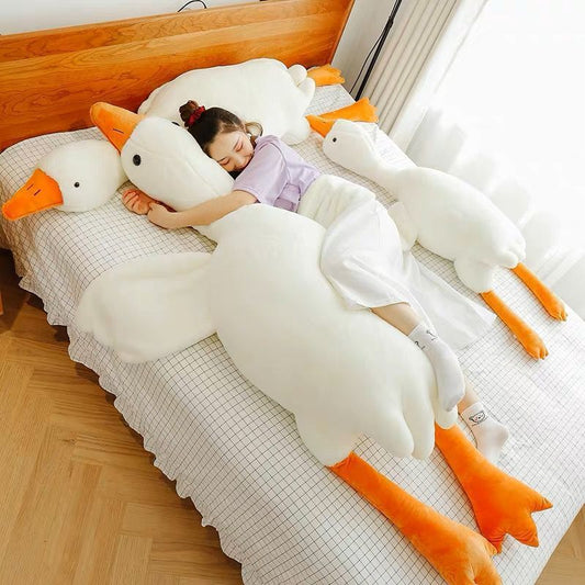 Cute Big White Geese Pillow Plush Toy  Dream Tech Sleep