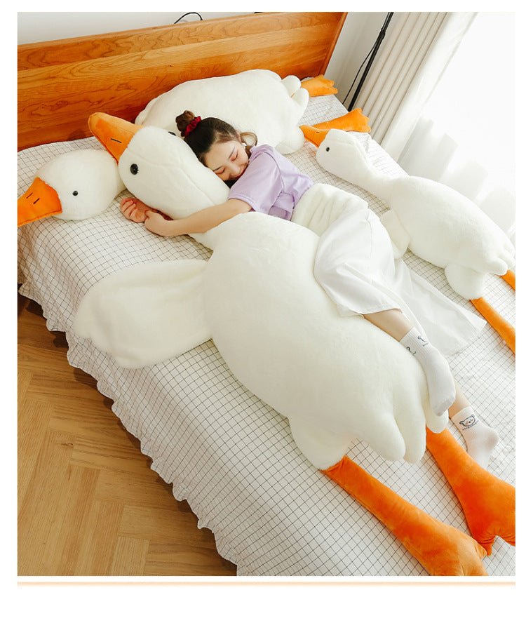 Cute Big White Geese Pillow Plush Toy  Dream Tech Sleep