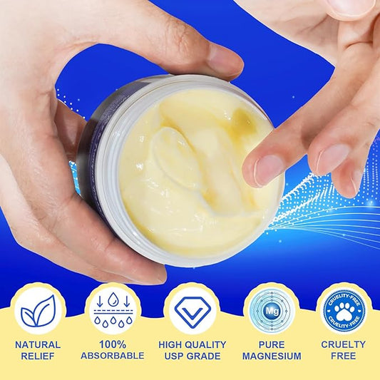 Magnesium Sleep Cream - Natural Sleep Aid for Restful Nights  Dream Tech Sleep