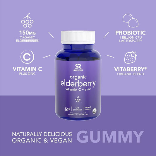 Elderberry Gummies for Immune Support - Vitamin C & Zinc  Dream Tech Sleep