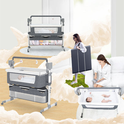 Portable Electric Bassinet - Foldable Baby Bedside Bed for Newborns  Dream Tech Sleep