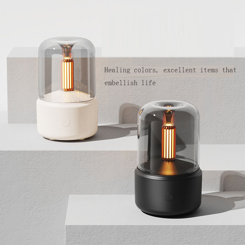 Candlelight Aromatherapy Machine | Silent Desktop Humidifier & Essential Oil Diffuser  Dream Tech Sleep