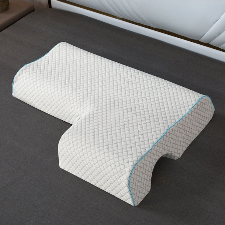 Couples Cuddle Pillow with Slow Rebound Memory Foam for Arm Rest  Dream Tech Sleep