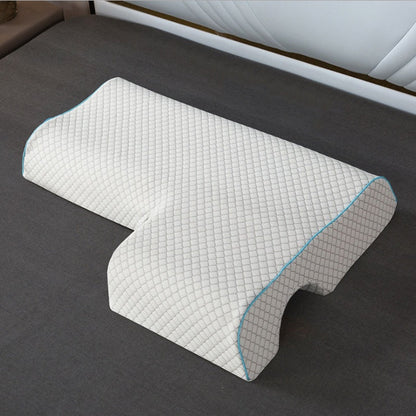 Couples Cuddle Pillow with Slow Rebound Memory Foam for Arm Rest  Dream Tech Sleep