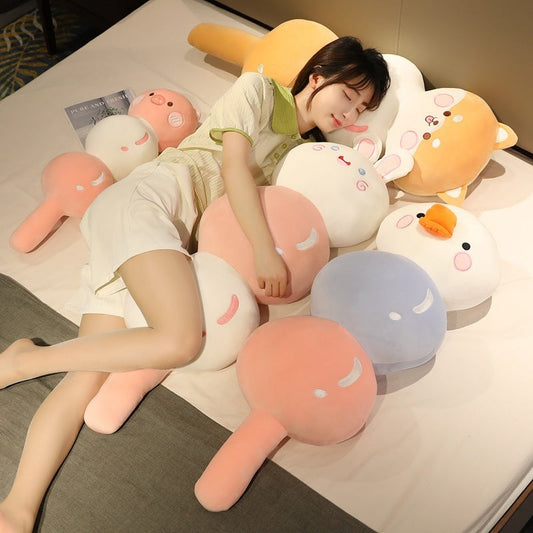 Plush Toy Leg Pillow for Comfortable Sleep - Clip Design  Dream Tech Sleep