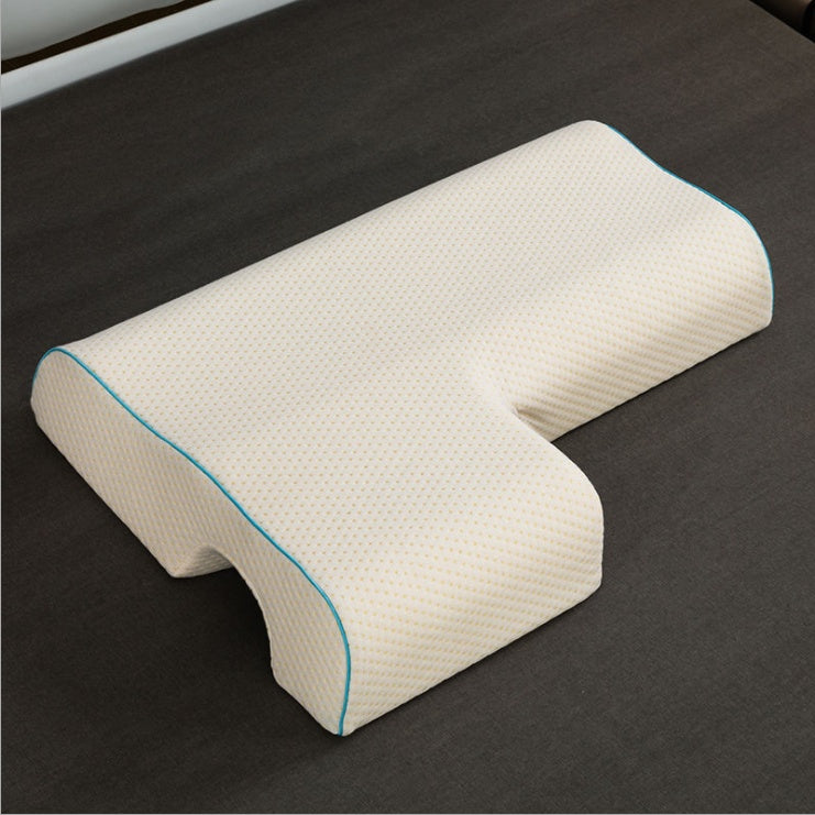 Couples Cuddle Pillow with Slow Rebound Memory Foam for Arm Rest  Dream Tech Sleep