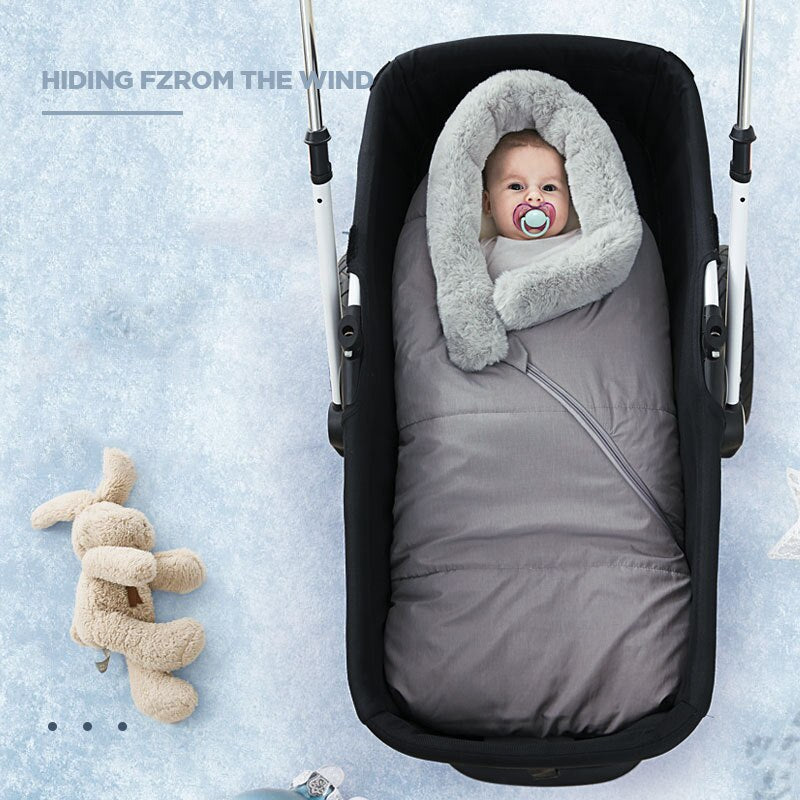Newborn Baby Winter Warm Sleeping Bags Infant Button Swaddle Wrap  Dream Tech Sleep