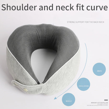 U Shaped Pillow Memory Cotton Can Store Travel Pillows, Nap Pillows, Neck Protection Pillows, Portable Neck Pillows  Dream Tech Sleep