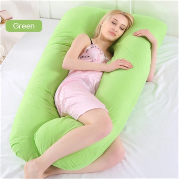 Pregnancy Sleeping Support Pillow - U-Shaped Maternity Pillow  Dream Tech Sleep