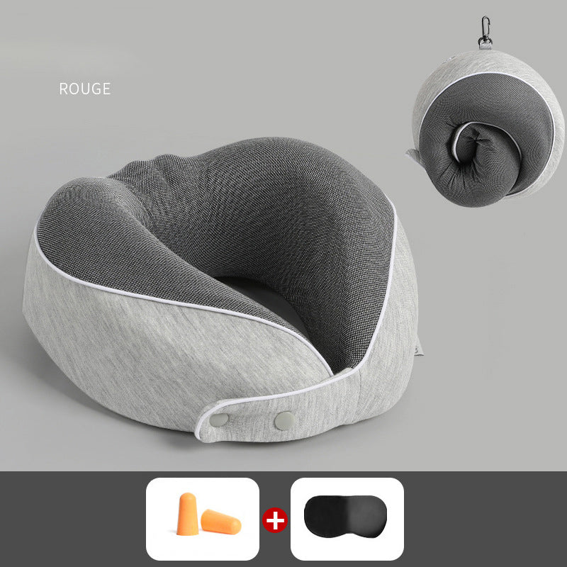 U Shaped Pillow Memory Cotton Can Store Travel Pillows, Nap Pillows, Neck Protection Pillows, Portable Neck Pillows  Dream Tech Sleep