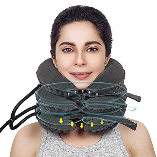 Cervical Traction Device Neck Support Pillow Adjustable Neck Stretcher  Dream Tech Sleep