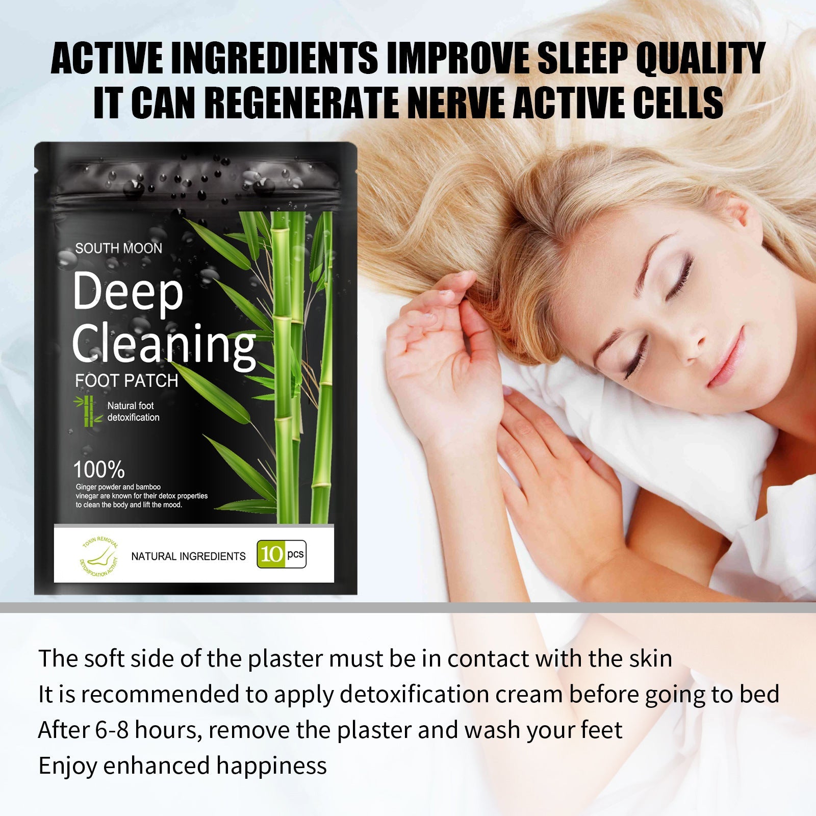 Moxibustion Soothing Fatigue Sleep Care Foot Patch  Dream Tech Sleep
