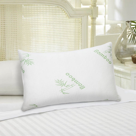 Bamboo Memory Foam Pillow With Washable Pillowcase  Dream Tech Sleep
